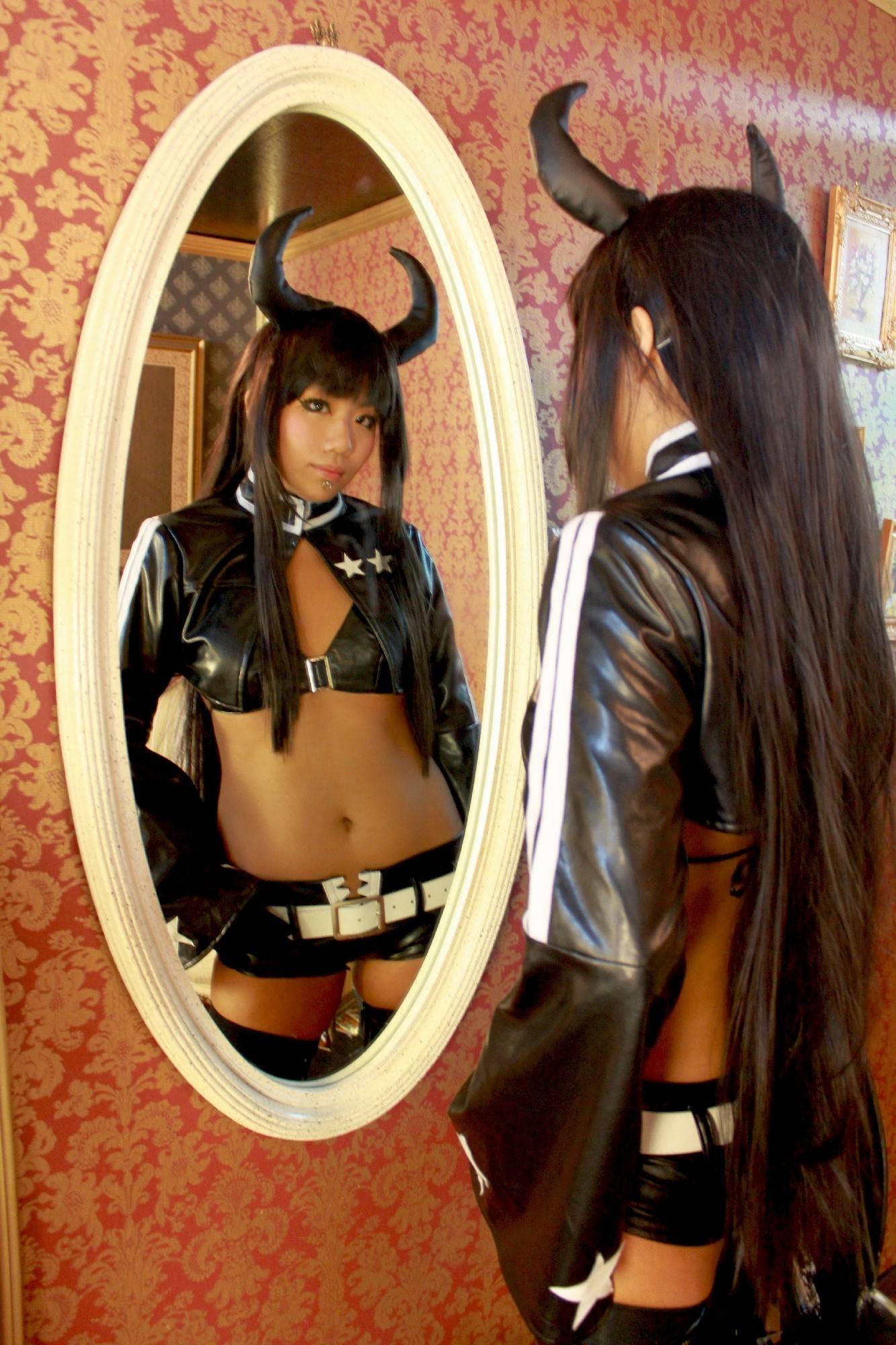 [Cosplay] Black Rock Shooter Small tits Cosplayer